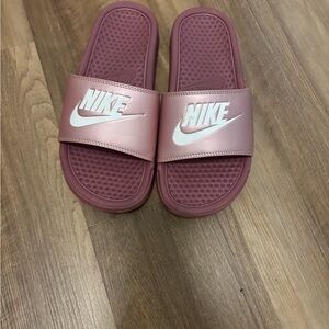 Pink Nike Sandals